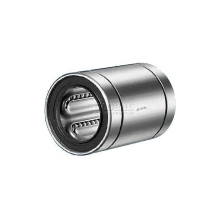 Nippon Bearing NB Corp Stainless Steel Closed Linear Bearing W/Resin Retainer, 1/2inID, 1.25inL SWS8G